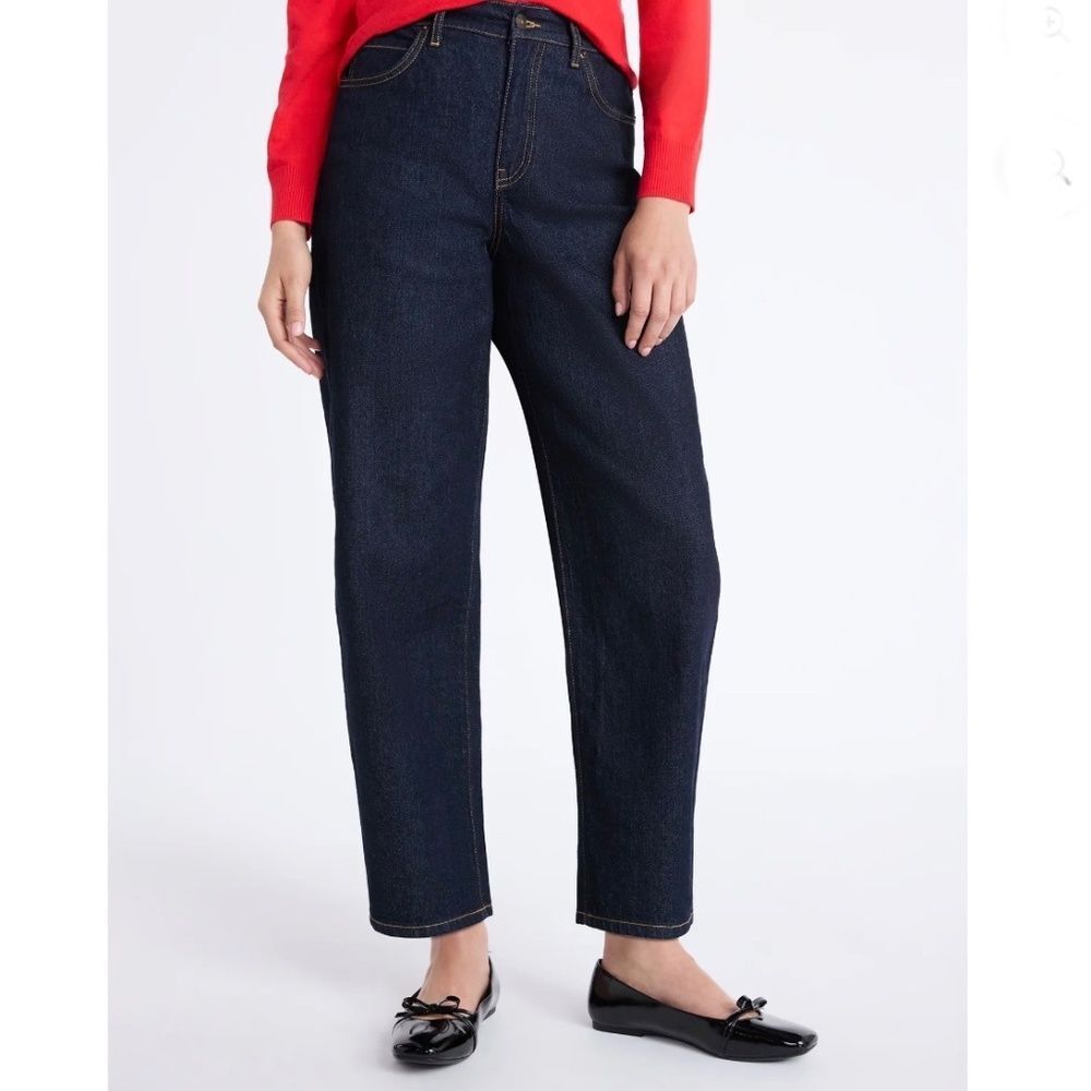Women’s Barrel Leg Denim Jeans Pants Size 2 - Picture 5 of 8